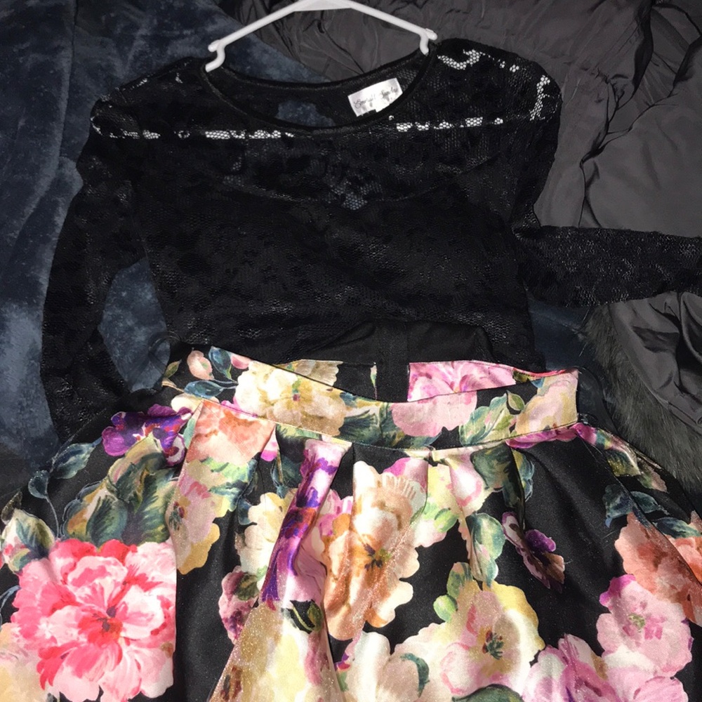 Pretty Dress Two Piece Connected